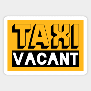 Taxi Vacant Sticker